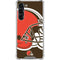 NFL Cleveland Browns Large Logo Galaxy S24 FE Clear Case